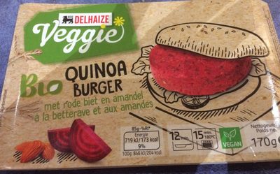 Veggie Burger Quinoa, Betteraves Et Amandes