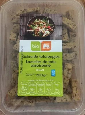 Lamelles de tofu assaisonnées