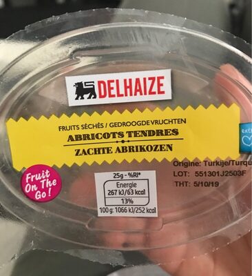 Image descriptive de Delhaize abricots tendres