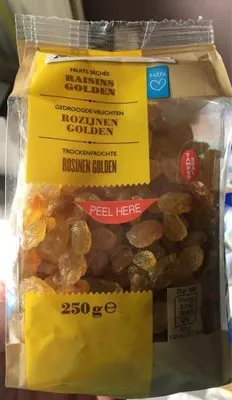 raisin golden fruits séchés