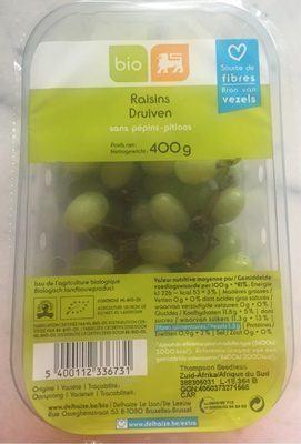 Image descriptive de Raisins verts sans pépins