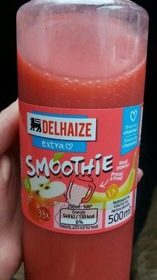 Image descriptive de Smoothie pomme fraise banane