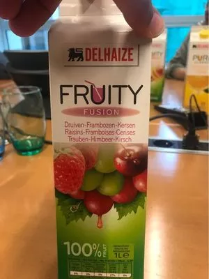 Jus delhaize fruity raisin framboises cerises