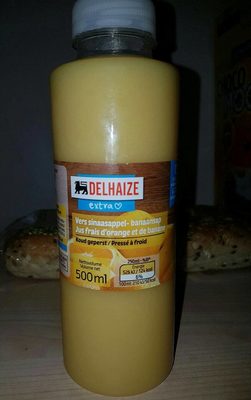 Jus frais d'orange et de banane