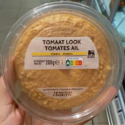 Hummus tomate ail