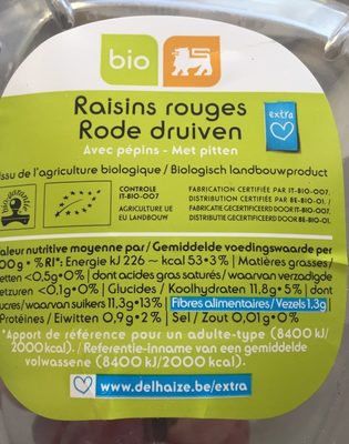 Raisins rouges