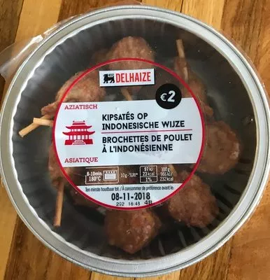 Brochettes de poulet à l'indonesienne