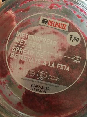 Spread de betterave a la feta