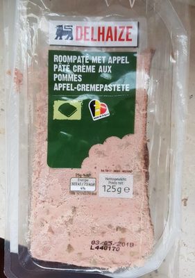 Image descriptive de Pâté crème aux pommes