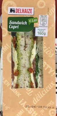 Image descriptive de Sandwich Capri