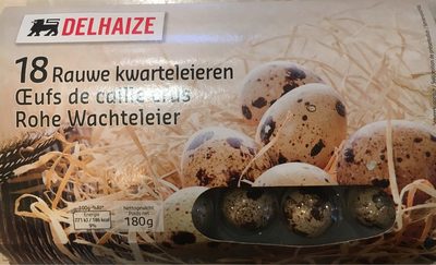 Delhaize Oeufs de caille crus