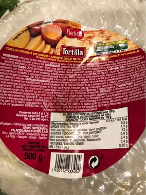 Image descriptive de Tortilla, Kartoffeln / Zwiebel