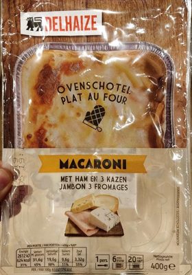 Delhaize Macaroni jambon 3 fromages