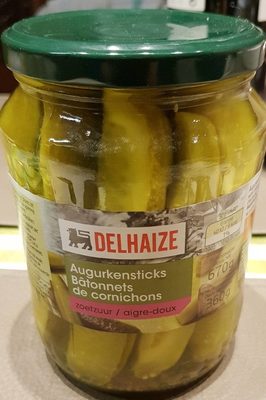 Delhaize Bâtonnets cornichons aigre-doux