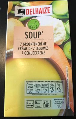 Delhaize Soup'Velouté de légumes