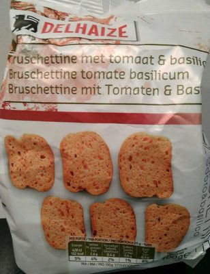 Image descriptive de Bruschettine tomate basilic