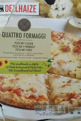 Delhaize Pizza aux 4 fromages