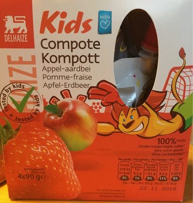 Image descriptive de Kids - Compote pomme-fraise