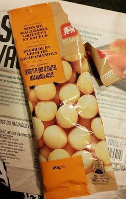 Noix de macadamia grillées et salées