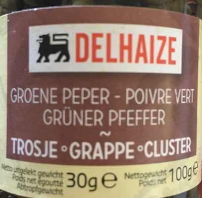 POIVRE VERT GRAPPE