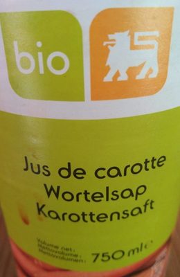 Jus de carotte bio