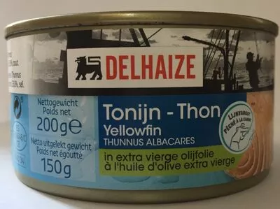 Delhaize Thon à l'huile d'olive Extra vierge