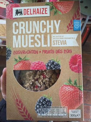 Crunchy muesli fruits des bois à la stevia