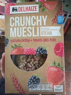 Delhaize Crunchy muesli fruits des bois à la stevia