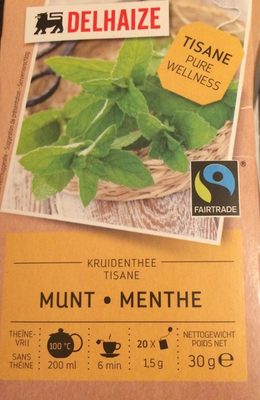 Image descriptive de Tisane menthe