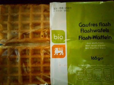 Image descriptive de Gaufres flash bio Delhaize