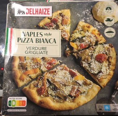 Pizza blanche legumes grillés à la napolitaine