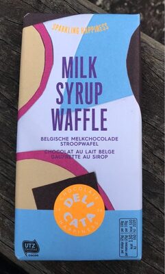 Milk syrup waffle