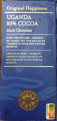 Image descriptive de Uganda 80% Dark Chocolate