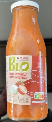 Image descriptive de Soupe tomate Mozzarella Bio