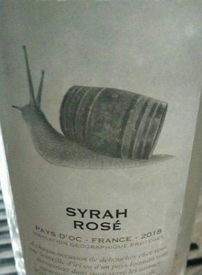 Vin Sirah rosé