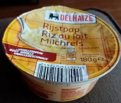 Delhaize Riz au lait - demi-écrémé