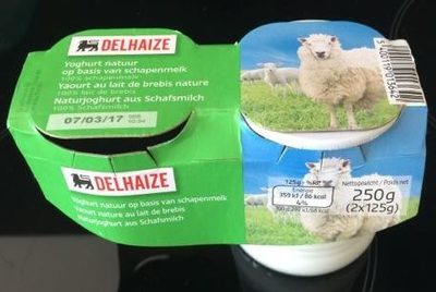 Delhaize Yaourt au Lait de Brebis Nature