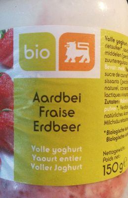 Image descriptive de Yaourt fraise bio