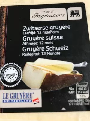 Inspirations Delhaize Gruyère suisse