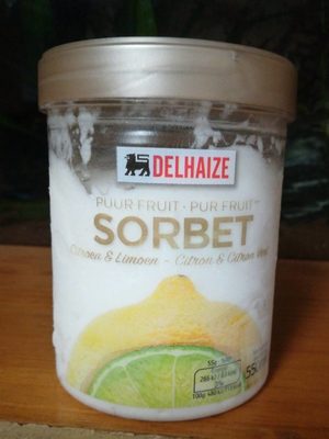 Image descriptive de Sorbet pur fruit - Citron & Citron vert