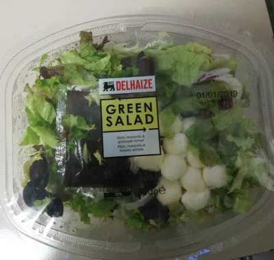 Delhaize Salade verte - Pâtes, mozza et tomates