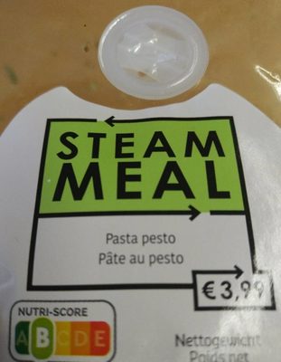 Image descriptive de Steam Meal Pasta Pesto