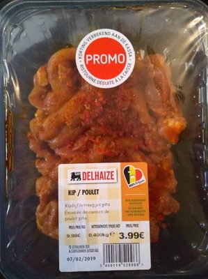 Delhaize Emincés de cuisses de poulet Pita