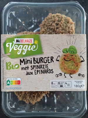 Mini burger aux épinards