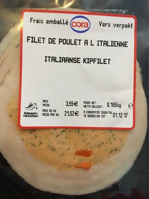 Image descriptive de Filetdepouletàlitalienne