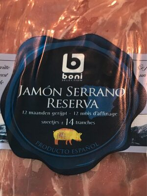 Image descriptive de Jamon serrano reserva