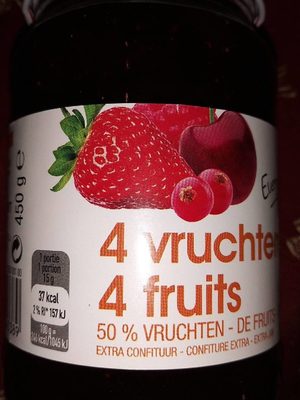 Image descriptive de Everyday 4 Vruchten 4 Fruits Jam