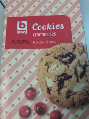 Cookies cranberries