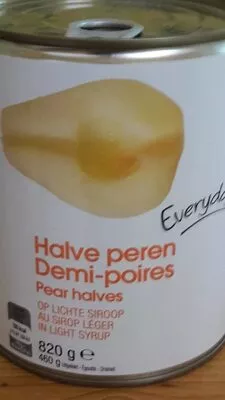 Demi poires au sirop leger