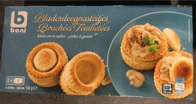 Image descriptive de Bouchées feuilletées